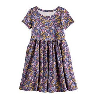 Girls 4-12 Jumping Beans® Short Sleeve Jersey Dress
