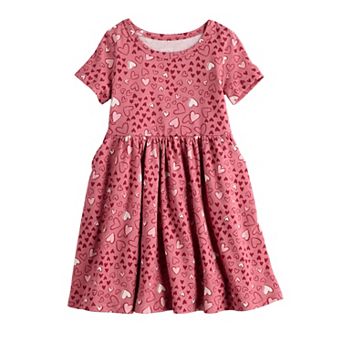 Girls 4-12 Jumping Beans® Short Sleeve Jersey Dress