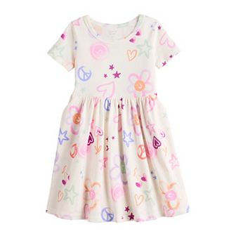 Girls 4-12 Jumping Beans® Short Sleeve Jersey Dress