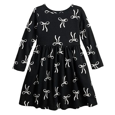 jersey dress 12 Girls 4-12 Jumping Beans Long Sleeve Jersey Dress