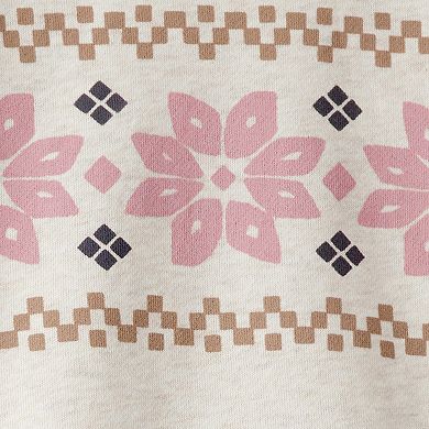 Toddler Girl Carter's Fleece Fairisle Pullover & Rib Pant Set