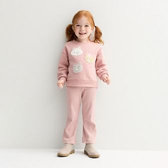 Toddler Girl Carter's Cat Pullover & Pant Set
