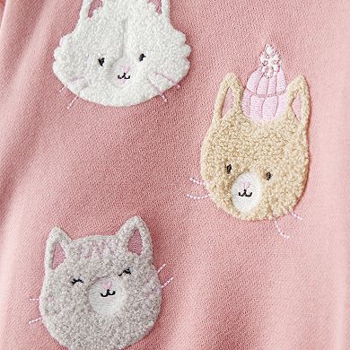 Toddler Girl Carter's Cat Pullover & Pant Set