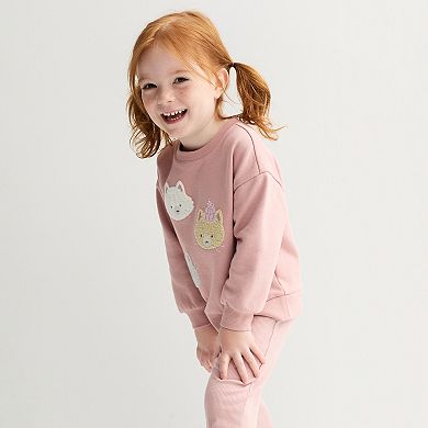 Toddler Girl Carter's Cat Pullover & Pant Set
