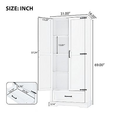 Tall Bathroom Storage Cabinet