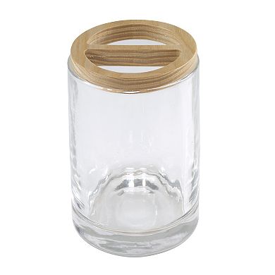 IZOD Cove Clear Toothbrush Holder