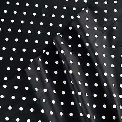 Elegant Comfort Luxury Soft Polkadot Bed Sheet Set