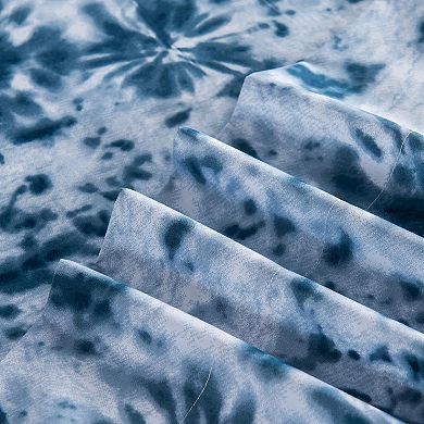 Elegant Comfort Luxury Soft Colorful Tie Dye Pattern Bed Sheet Set