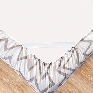 Elegant Comfort Luxury Soft Chevron Pattern Bed Sheet Set
