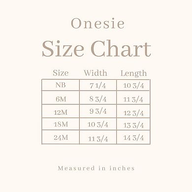 Sweetheart Raised Print Baby Bodysuit