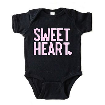 Sweetheart Raised Print Baby Bodysuit