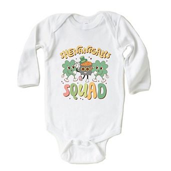 Shenanigans Squad Baby Long Sleeve Bodysuit