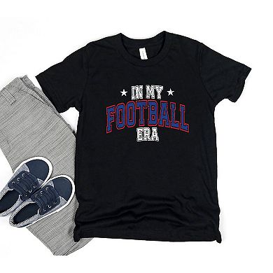 In My Football Era - Blue Toddler Short Sleeve Graphic Tee