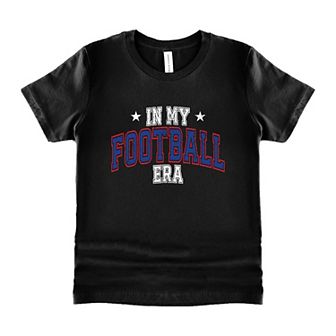 In My Football Era - Blue Toddler Short Sleeve Graphic Tee