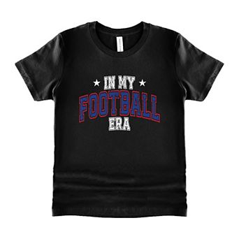 In My Football Era - Blue Toddler Short Sleeve Graphic Tee