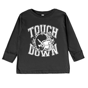 Touchdown Helmet Toddler Long Sleeve Graphic Tee