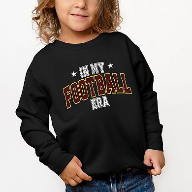 In My Football Era - Maroon Toddler Graphic Sweatshirt