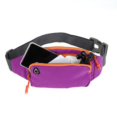 Comfortable Running Belt Double Layer Waist Bag for Sports 1 Pc
