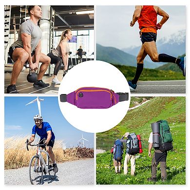 Comfortable Running Belt Double Layer Waist Bag for Sports 1 Pc