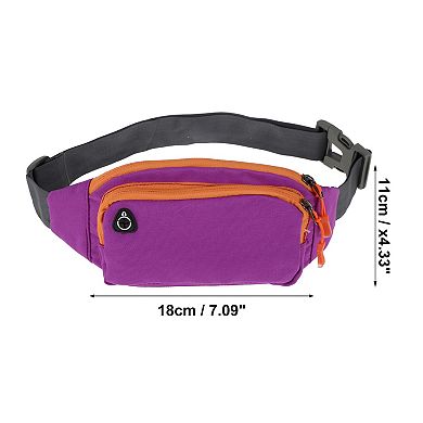 Comfortable Running Belt Double Layer Waist Bag for Sports 1 Pc