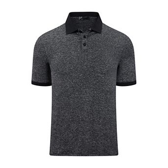 Men's Solid Color Lightweight Breathable Short Sleeved Casual Polo Shirt