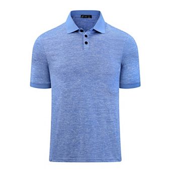 Men's Solid Color Lightweight Breathable Short Sleeved Casual Polo Shirt