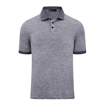 Men's Solid Color Lightweight Breathable Short Sleeved Casual Polo Shirt