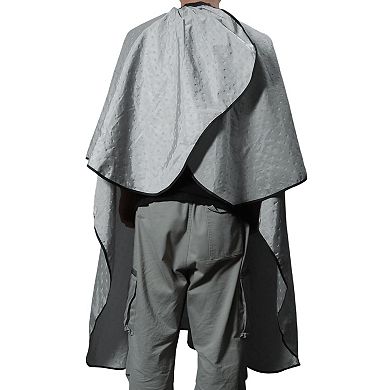 Professional Solid Color Hair Cut Barber Cape for Hair Cut Gray 1 Pc