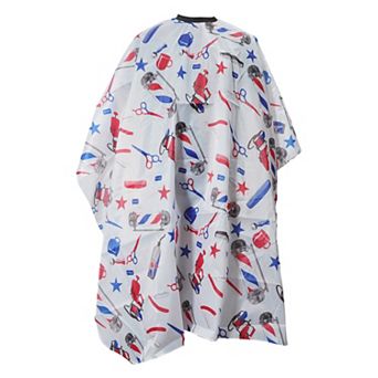 Bottle Pattern Hair Cut Barber Cape for Hair Cut Blue Red White 1 pc