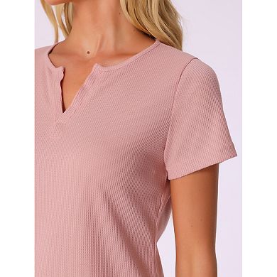 Women's Waffle Knit Lounge Set 2 Piece Outfits Tracksuit Sweatsuits with Pockets