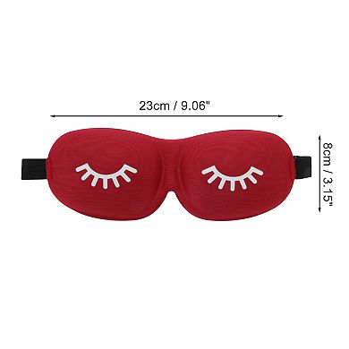 1 Pc Eyelash Pattern 3D Eye Mask for Rest for Travel