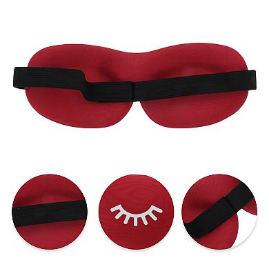 1 Pc Eyelash Pattern 3D Eye Mask for Rest for Travel