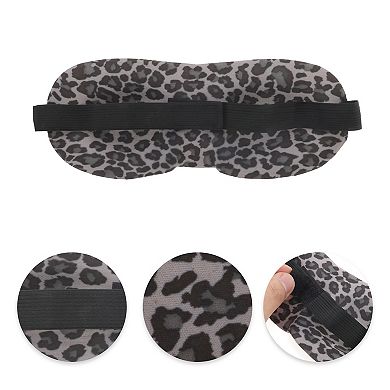 1 Pc Leopard Print 3D Eye Mask for Rest for Travel