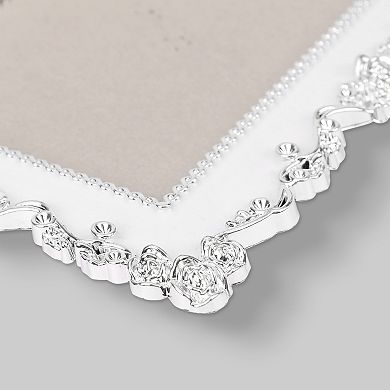 2 Pcs Picture Frame, Luxury Photo Frames with Glass Front, Plated Photo Frame 5" x 7"&7" x 10"