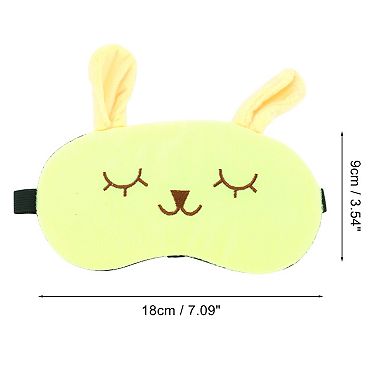 1 Pc Adjustable Cartoon Rabbit Eye Mask for Home