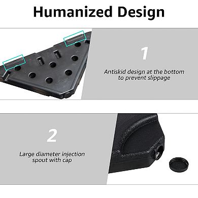 4-Piece Patio Umbrella Base