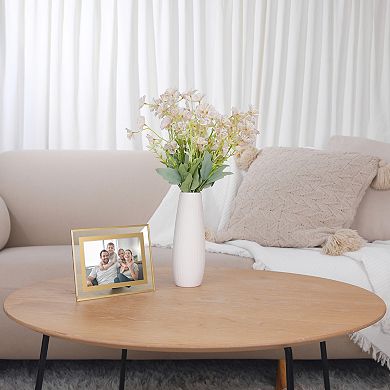 3 Pcs Glass Picture Frame Display Vertical or Horizontal, Real Glass Photo Frames