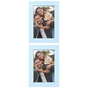 2 pc Picture Frame, Rustic Texture Frame Distressed Farmhouse Photo Frames
