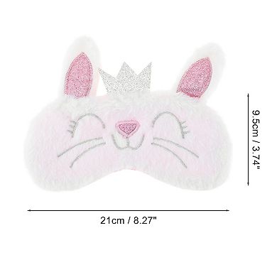 1 Pc Fleece Long Ear Cats Eye Mask for Home