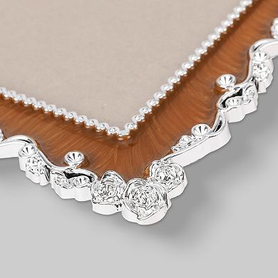 3 Pcs Picture Frame, Luxury Photo Frames with Glass Front, Plated Photo Frame 7" x 10"