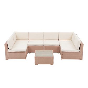 7 pc Outdoor Patio Furniture Set