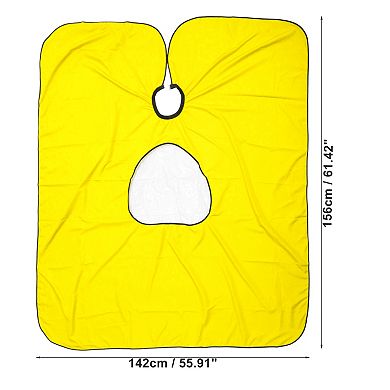 Waterproof See-through Hair Cut Barber Cape for Hair Cut 1 Pc