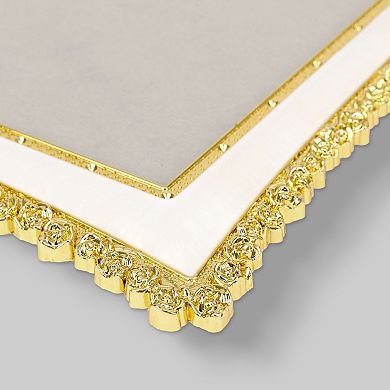 2 Pcs Luxury Picture Frame, Vintage Photo Frames with Glass Front