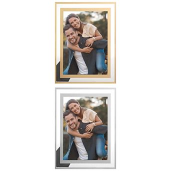 3 pc Glass Picture Frame Display Vertical or Horizontal, Real Glass Photo Frames