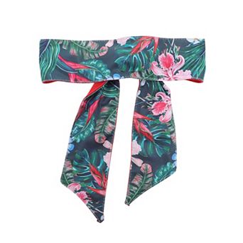 Breathable Headband Print Headband for Sport Green Red 1 pc