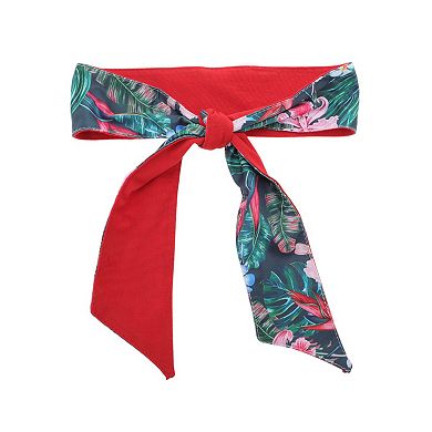 Breathable Headband Print Headband for Sport Green Red 1 Pc