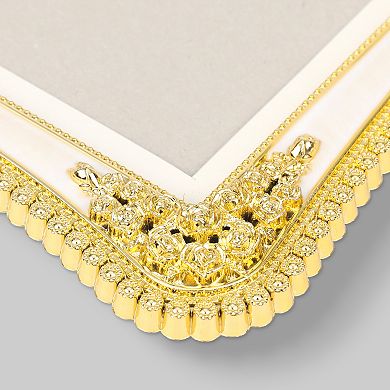 3 Pcs Picture Frame with Crystal for Wedding Shiny with Clear Glass Photo Frames