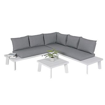 Aluminum 4 pc Outdoor Patio Furniture Set