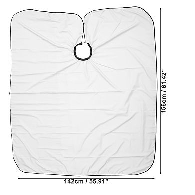 Professional Solid Color Hair Cut Barber Cape for Hair Cut White 1 Pc