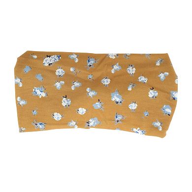 Breathable Headband Print Tie Headband for Sport Orange 1 Pc